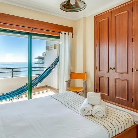 Sea View Apartment W/ Balcony By Lovelystay Quarteira Exterior photo