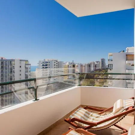 Sea View Apartment W/ Balcony By Lovelystay Quarteira Exterior photo